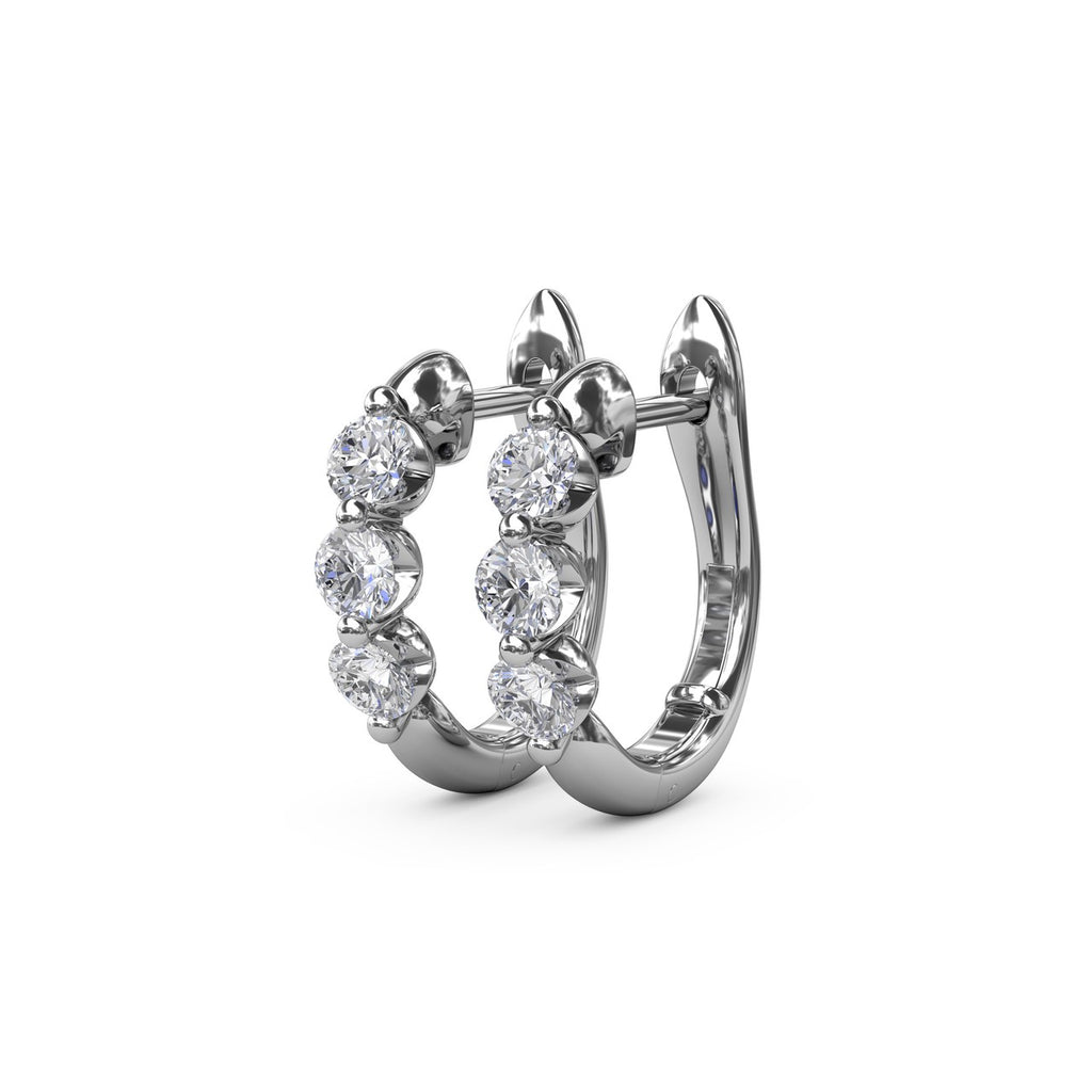 .48 CT Diamond Hoop Earring