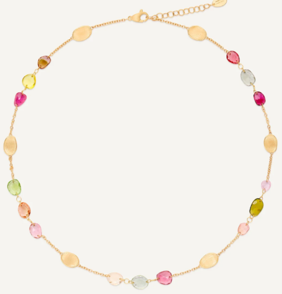 LUNARIA  18K Yellow Gold Tourmaline Necklace