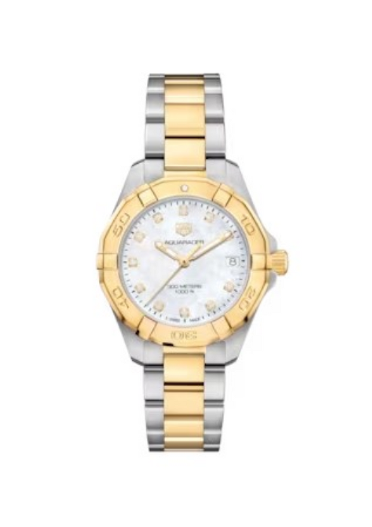 Ladys Yellow Stainless-Steel Sport Watch