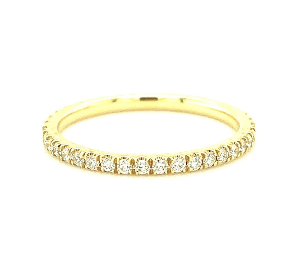 Lady's Yellow 18 Karat Wedding Band