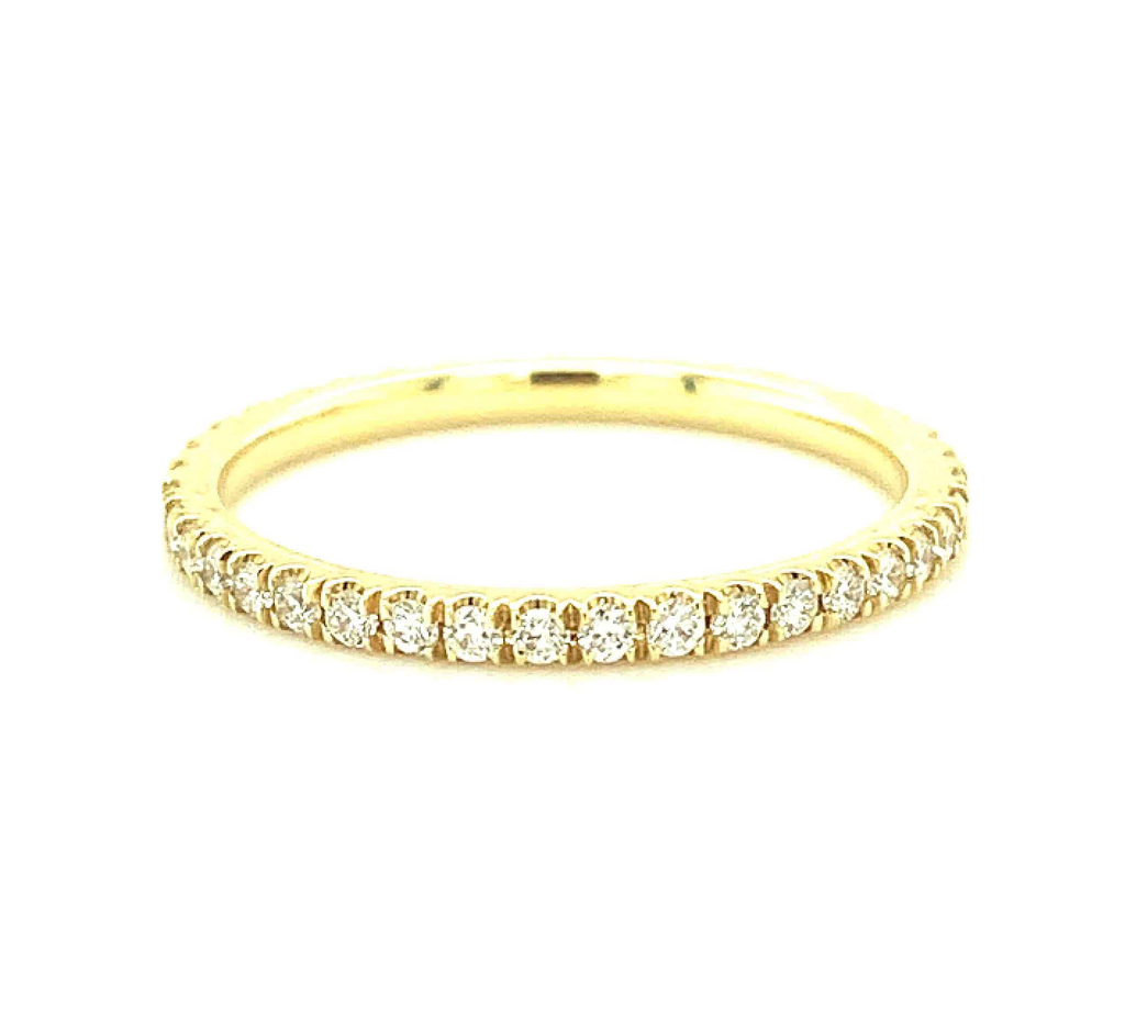 Lady's Yellow 18 Karat Wedding Band