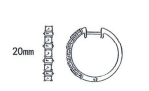 Armadani Diamond Hoops