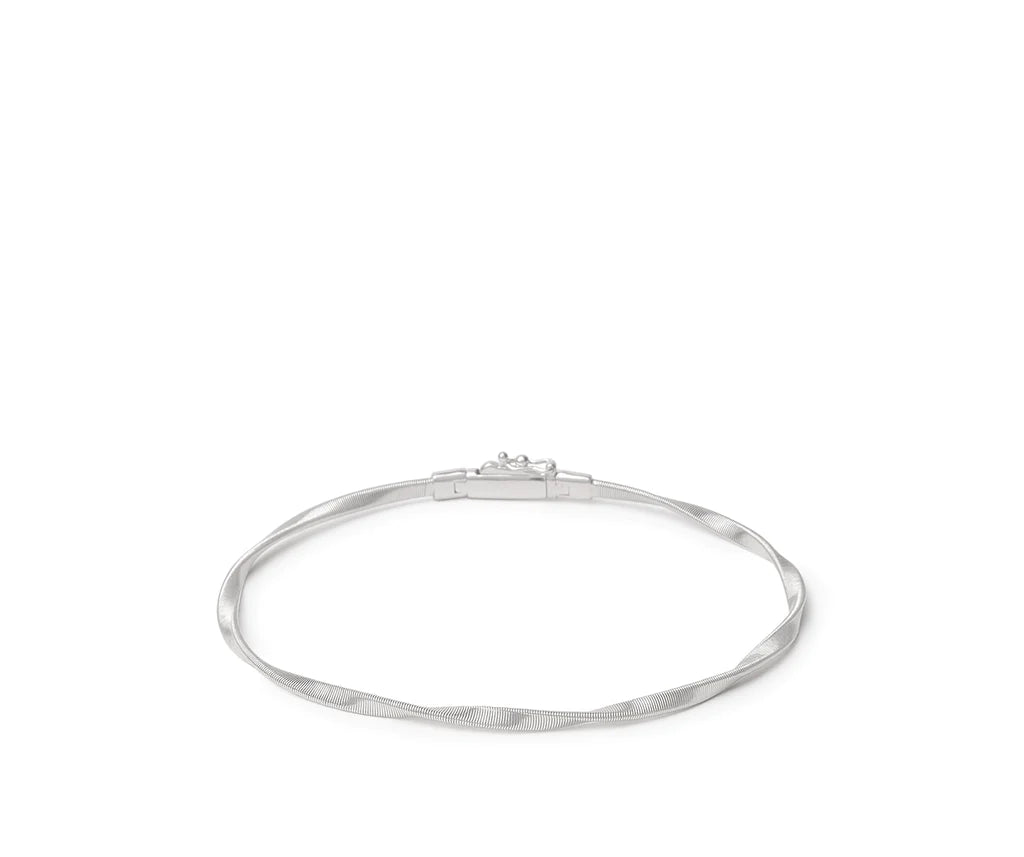 Marco Bicego Marrakech Collection 18K White Gold Bangle