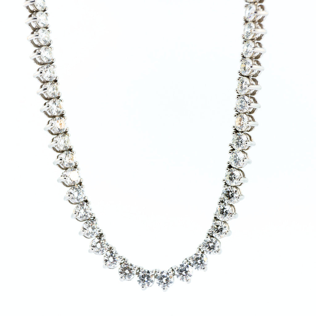 Yard of Diamonds Necklace