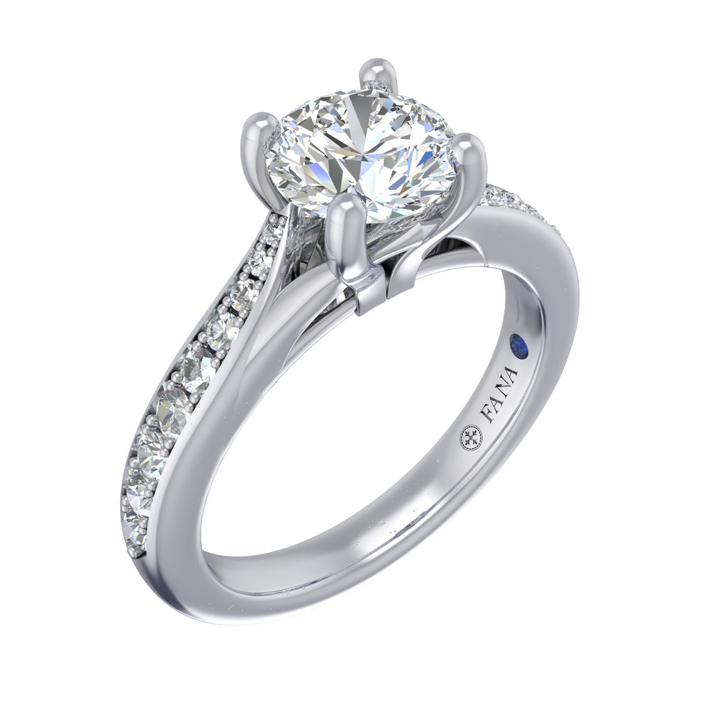 Fana Designer Split Band Engagement Ring