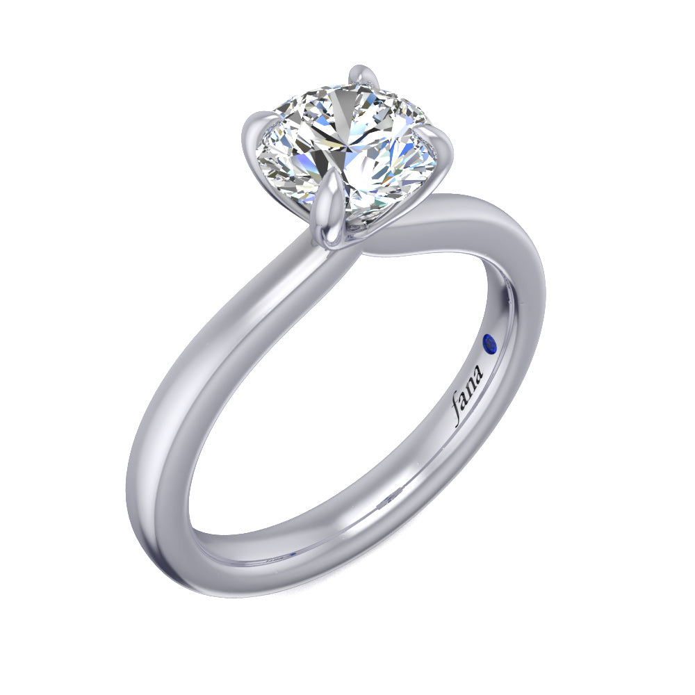 Fana Timeless Round Cut Solitaire Engagement Ring