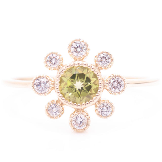 Authentic Gem Imports Peridot Fashion Ring